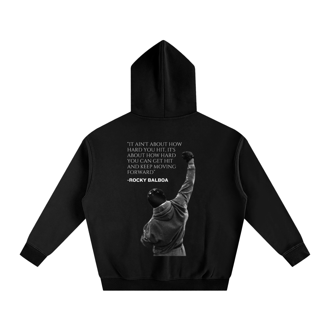 Rocky Balboa Oversize Fleeced Hoodie