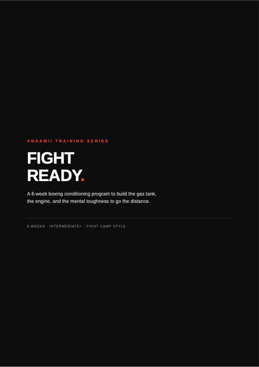 Fight Ready - ANAAMII Training Series program cover