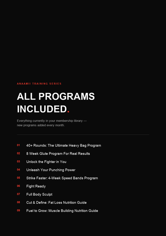 ANAAMII Programs Membership - all programs currently included